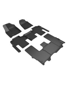 3D Maxpider 22-24 Jeep Wagoneer 8 Seat Kagu Black R1 R2 R3 - L1JP02801509
