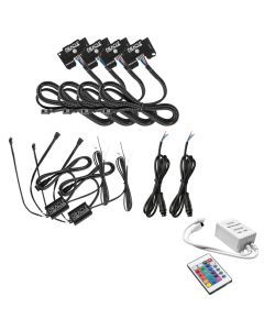Oracle Jeep Wrangler JL/JT RGB+W Headlight DRL  Kit - ColorSHIFT w/ Simple Controller - 1346-504