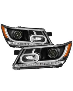 xTune Dodge Journey 2009-2014 Light Bar DRL Projector - Black PRO-JH-DJ09-LBBRL-BK - 9036620
