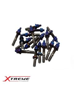 BLOX Racing M8X1.25X65mm SIngle Piece - Burnt - BXFL-00309-SP-TI-B