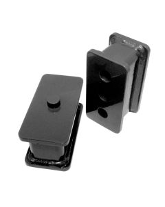 MaxTrac 03-08 Dodge RAM 2500/3500 2WD 2.5in Rear Fabricated Steel Lift Blocks - 812225