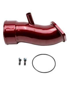 Wehrli 20-24 Chevrolet 6.6L L5P Duramax 3.5in Intake Horn w/PCV Port - WCFab Red - WCF100833-RED