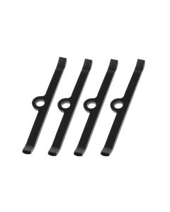 Moroso Pontiac Valve Cover Hold Downs - Steel - Chrome Plated - Set of 4 - 68530