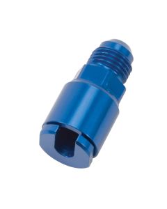 Russell Performance -6 AN male to 1/4in SAE Quick-Disconnect Female (Blue Single) - 641300