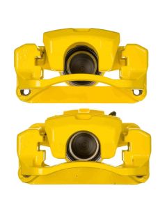 Power Stop 17-20 Toyota 86 Rear Yellow Caliper w/Bracket (Pair) - S7092YLW