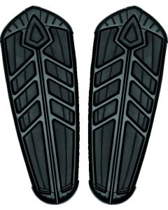 Satin Black Kuryakyn Spear Floorboard Inserts - 5651