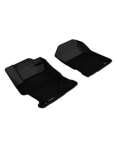 3D MAXpider 2012-2013 Honda Civic Kagu 1st Row Floormat - Black - L1HD04111509