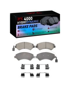DFC 14-25 Ram ProMaster EV Front 4000 HybriDynamic Brake Pads and Hardware Kit - 4000-1842-01