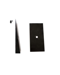 Fishbone Offroad Universal 8in Leaf Spring Shim - Black - FB27372