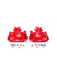 Power Stop 00-02 Toyota MR2 Spyder Rear Red Calipers w/Brackets - Pair - S2754