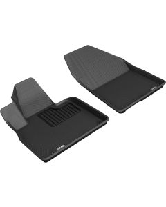 3D MAXpider 2019-2020 Hyundai Santa Fe Kagu 1st Row Floormat - Black - L1HY09311509