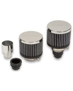 Moroso Filtered Valve Cover Breather Kit - Push-In - 68810