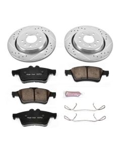 Power Stop 03-11 Saab 9-3 Rear Z23 Evolution Sport Brake Kit - K983