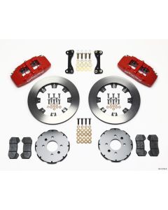 Wilwood Dynapro 6 Front Hat Kit 12.19in Red 90-99 Civic w/240 mm Disc - 140-10736-R