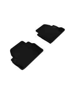 3D MAXpider 2014-2020 BMW 4 Series F32 Kagu 2nd Row Floormats - Black - L1BM05621509