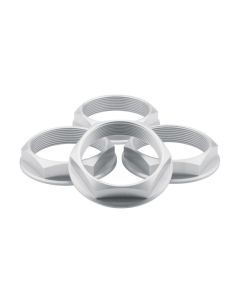 fifteen52 Super Touring (Chicane/Podium) Hex Nut Set of Four - Anodized Silver - 52-ST-NUT-SILVER-SET