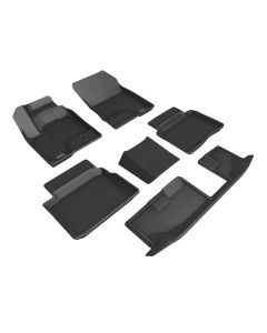 3D MAXpider 22-25 Mitsubishi Outlander Phev - Kagu Floor Mat - Black - L1MT07301509