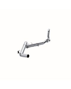 MBRP 4" Turbo Back Single Side 4WD Only No Muffler Aluminized Steel For 88-93 Dodge Ram D250/D350 Cu - S6150PLM