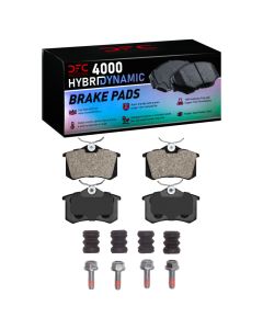 DFC 85-19 Audi A3 Rear 4000 HybriDynamic Brake Pads and Hardware Kit - 4000-0340-05