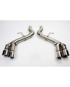 Mishimoto 2016+ Chevrolet Camaro Quad-Tip Race Axle-Back Exhaust w/ Polished Tips - MMEXH-CAM8-16AQTRP