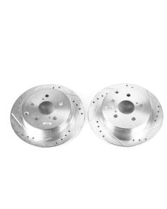 Power Stop 16-17 Toyota Mirai Rear Evolution Drilled & Slotted Rotors - Pair - JBR1542XPR