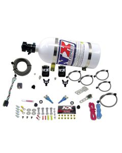 Nitrous Express 08-10 Dodge Viper EFI Dual Nozzle (100-300HP) w/10lb Bottle - 20325-10