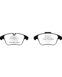 EBC 2016+ Jaguar XE 2.0L TD (180) Redstuff Front Brake Pads - DP32252C