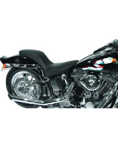Mustang 84-99 Harley Standard Rear Tire DayTripper 1PC Seat - Black - 76372