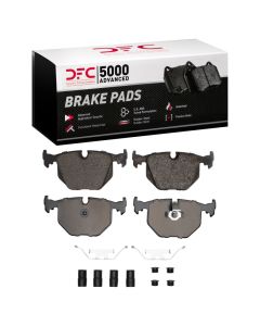 DFC 01-10 BMW 330xi Rear 5000 Advanced Low Metallic Brake Pads and Hardware Kit - 1552-0683-01