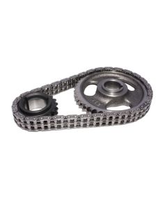 COMP Cams Hi-Tech Roller Timing Set for Pontiac V8 1967-1991, Steel Gears, Billet Aluminum Housing, 3-Bolt Crank - 3112CPG