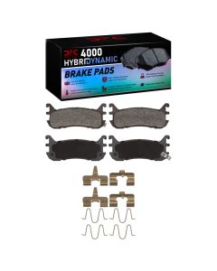 DFC 94-03 Ford Escort Rear 4000 HybriDynamic Brake Pads and Hardware Kit - 4000-0636-01