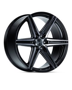 Vossen HF6-2 22x9.5 / 6x135 / ET20 / Deep Face / 87.1 - Tinted Gloss Black Wheel - HF62-2F22