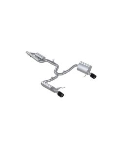 MBRP Armor Pro Stainless Steel 3" CatBack 2.5" Dual Split Rear w/ Carbon Fiber Tips Volkswagen Golf