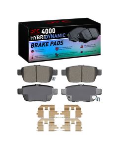 DFC 06-14 Acura TL Rear 4000 HybriDynamic Brake Pads and Hardware Kit - 4000-1103-01