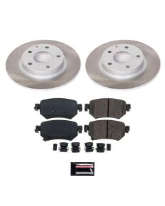Power Stop 16-21 Mazda 6 Rear Semi-Coated Rotor Kit - SC8068