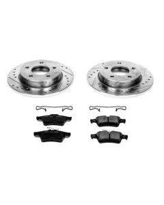 Power Stop 06-13 Mazda 3 Rear Z23 Evolution Sport Brake Kit - K123