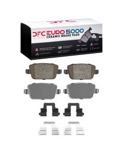 DFC 07-10 Volvo S80 Rear Euro 5000 Ceramic Brake Pads and Hardware Kit - 1600-1314-01