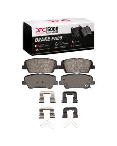 DFC 11-17 Hyundai Equus Rear 5000 Advanced Ceramic Brake Pads and Hardware Kit - 1551-1816-02