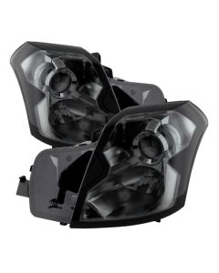 xTune Cadillac Cts 03-07 Crystal Headlights Halogen Model Only Smoke HD-JH-CCTS03-SM - 9023811
