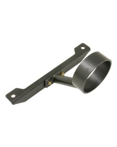 BMR 05-10 S197 Mustang Front Driveshaft Safety Loop - Black Hammertone - DSL010H