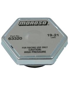 High-Performance Moroso Racing Radiator Cap 19-21lbs