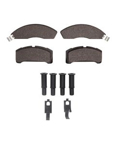 DFC 79-82 Ford Fairmont Front 5000 Advanced Semi Metallic Brake Pads and Hardware Kit - 1551-0152-02