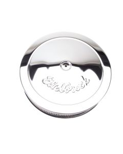Edelbrock Air Cleaner Pro-Flo Series Round Steel Top Paper Element 14In Dia X 3 75In Dropped Base - 1221