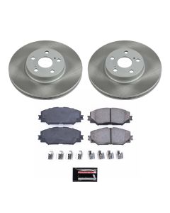 Power Stop 09-13 Toyota Matrix Front Semi-Coated Rotor Kit - SC4669