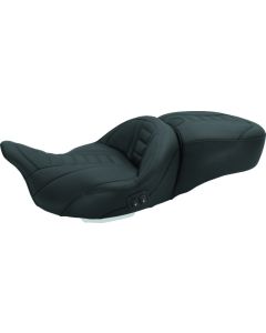 Mustang 08-21 Harley Electra Glide, Rd Glide, Rd King, Str Glide Heated 1PC Seat Deluxe-Black - 79007