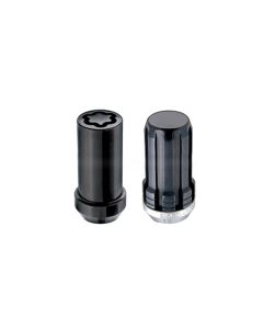 McGard SplineDrive Tuner 6 Lug Install Kit w/Locks & Tool (Cone) M14X1.5 / 1in. Hex - Blk - 65610BK