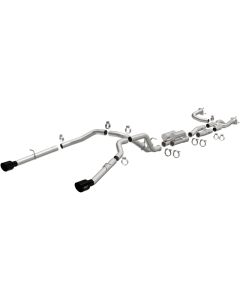 MagnaFlow 2025 Ram 1500 RHO SPEQ Series Black Chrome Cat-Back Performance Exhaust System - 19704