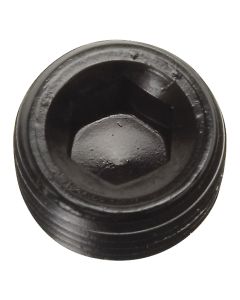 Russell Performance 1/2in Allen Socket Pipe Plug (Black) - 662063