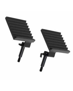 Fishbone Offroad 07-18 Jeep Wrangler JK - Foot Peg Set - Black - FB21040