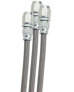 Fragola -6AN PTFE Hose w/ Black Cover- 6 Feet - 606026